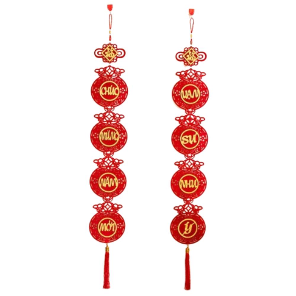 Traditional Vietnam Lucky Ornament Chinese Style Fu Character Pendants  Wedding Birthday