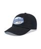 Emelbi Street Oval Cursive Unstructured Ball Cap Ny (Black)