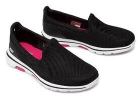 Skechers GOwalk 5 Sneakers Black/hot Pink