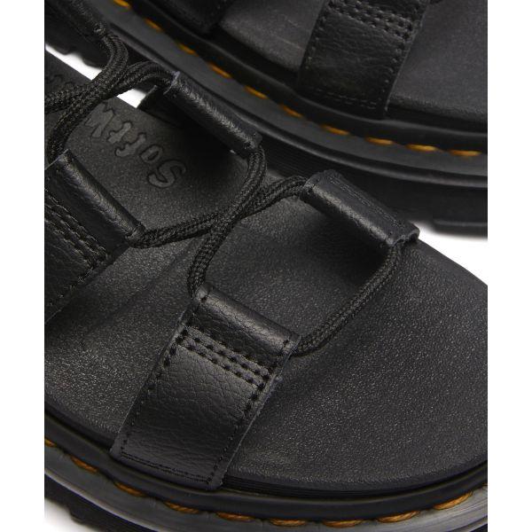 Dr. Martens Nartilla Athena Leather Gladiator Sandals Black Women Sneakers 31617001