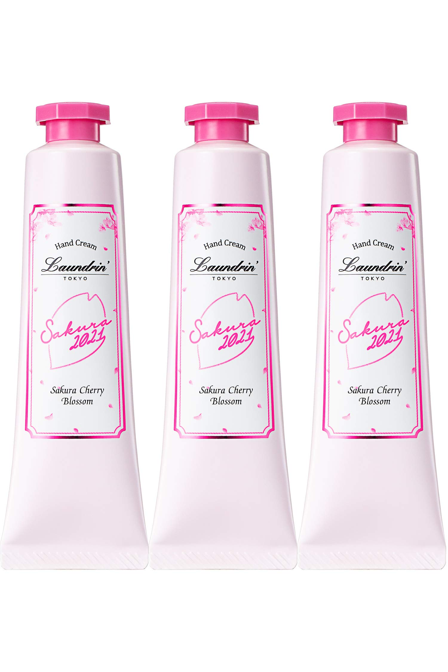 

Laundrin Perfume Hand Cream Sakura Cherry Blossom 2021 Set 17g Laundrin (Landrin) [Older Product] (x 3)