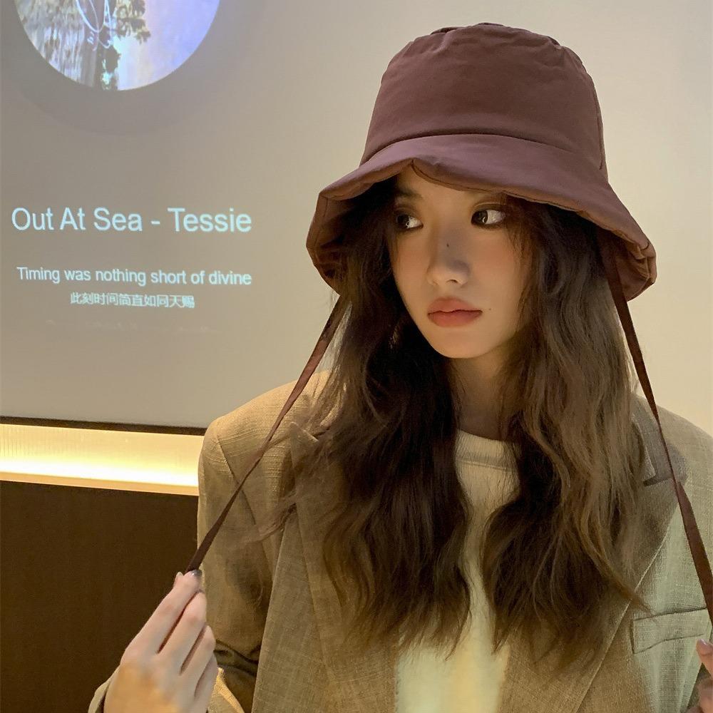 

Хлопковая одежда на шнуровке с легким пуховым наполнителем, ощущение осени и зимы, детская универсальная шляпа-панама, теплая и ветрозащитная, с защитой ушей Adult average size