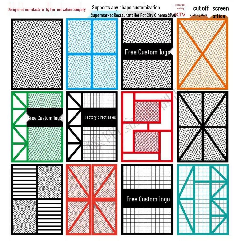 Decoratief Gesmeed IJzeren Gaas: Diamantdraad in Industriële Stijl voor Muren, Plafonds en Scheidingswanden.