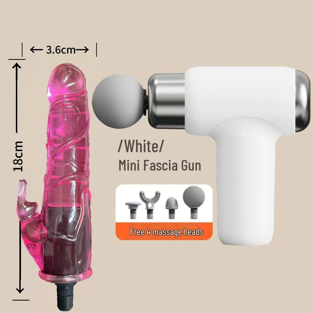 Wielofunkcyjny silikonowy adapter głowicy masującej do pistoletu do masażu tkanek głębokich - Cichy i kreatywny design