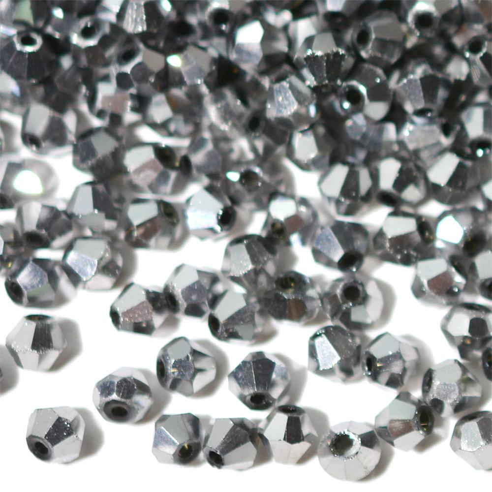 

Цвет металла 100 шт. Диаметр 4 мм Форма бикона Гальванизированные австрийские кристаллы Стеклянные бусины Свободные бусины-разделители для изготовления ювелирных изделий Dia 4mm 100PCS