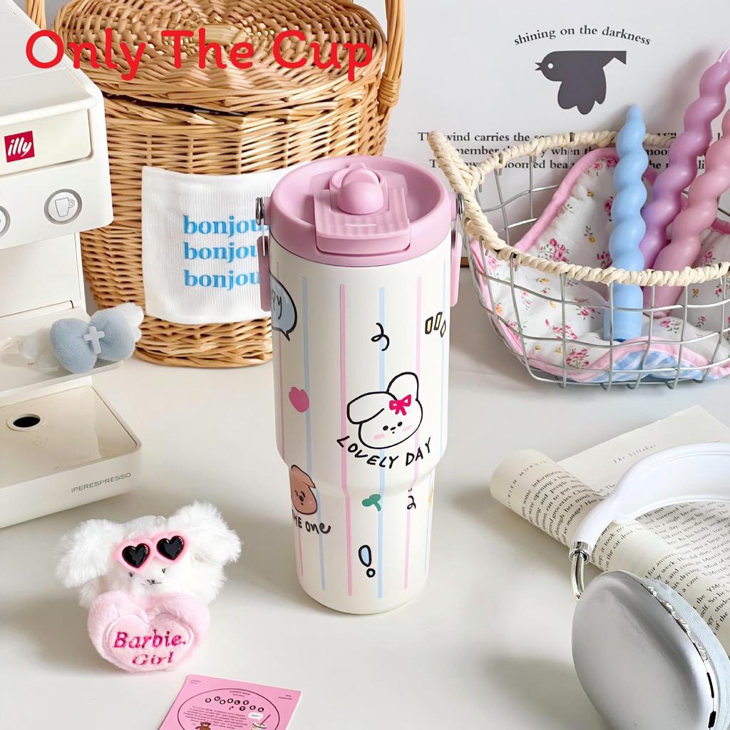 Cartoon Animal Vacuum Flask With Large Capacity For Home And Outdoor Use