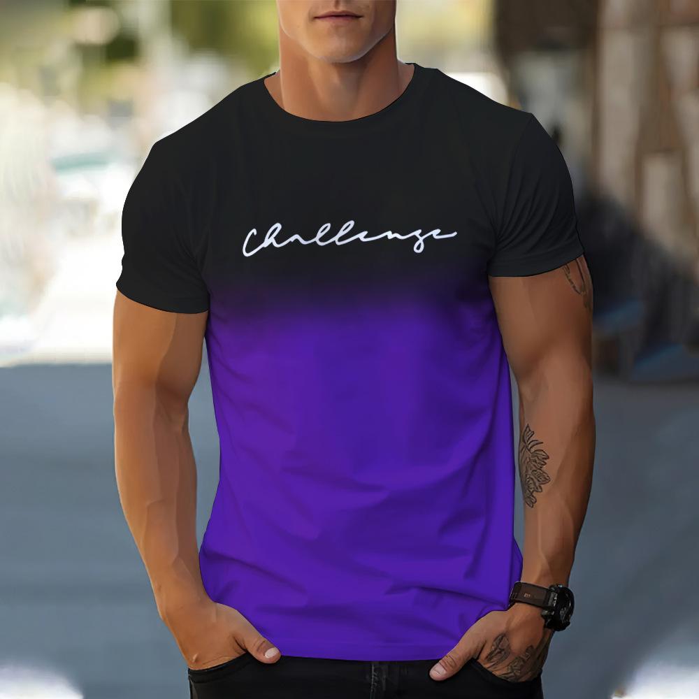 Summer Fashion Short Sleeve T-Shirt 3D Print Tee