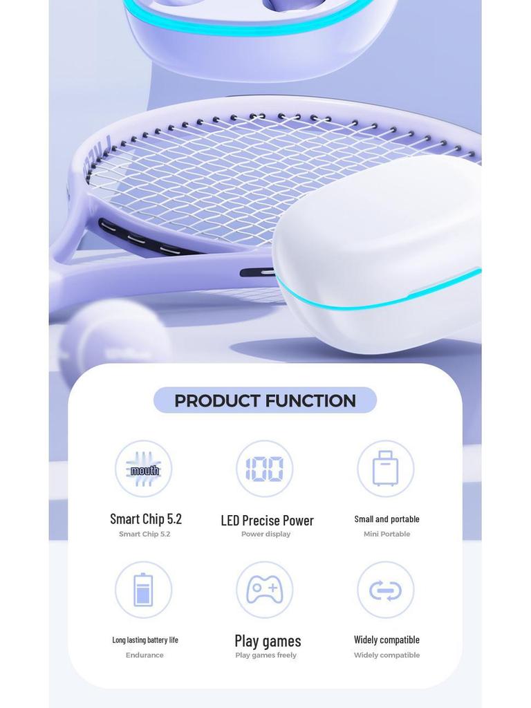 M13 True Wireless Bluetooth Headphones: Transparent In-Ear Design, Smart Display, Noise Cancelling, Long Battery Life.