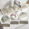 Kitchen Sink Holder Splash Guard Silicone Faucet Mat Bathroom Storage Organizer Faucet Drain Pad Sink Rack Kitchen Organizer