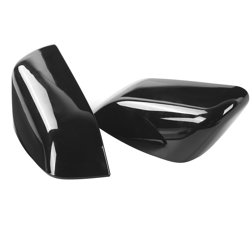 2pcs Rearview Mirror Cover Caps Glossy Black Fit for Land Rover Range Rover SportLR2LR4