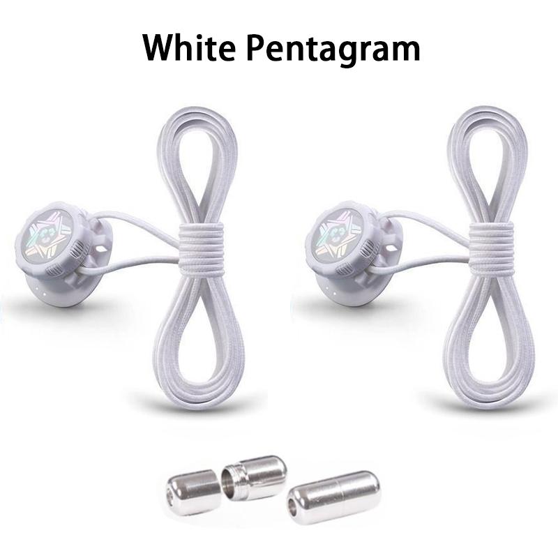 NEW Outdoor Sports Shoe Laces Easy Installation Swivel Buckle Shoelace Sneakers Thick Rope Automatic Shoelaces Shoes Accessories