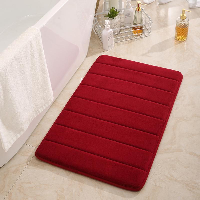 Thick Memory Foam Absorbent Non-Slip Doormat for Kitchen & Bathroom
