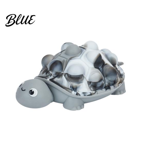 Turtle Fidget Toy Bubble Shell Stress Ball Silicone Relieving Tortoise Squeeze Sensory Animal Shape Hand Therapy Exercise