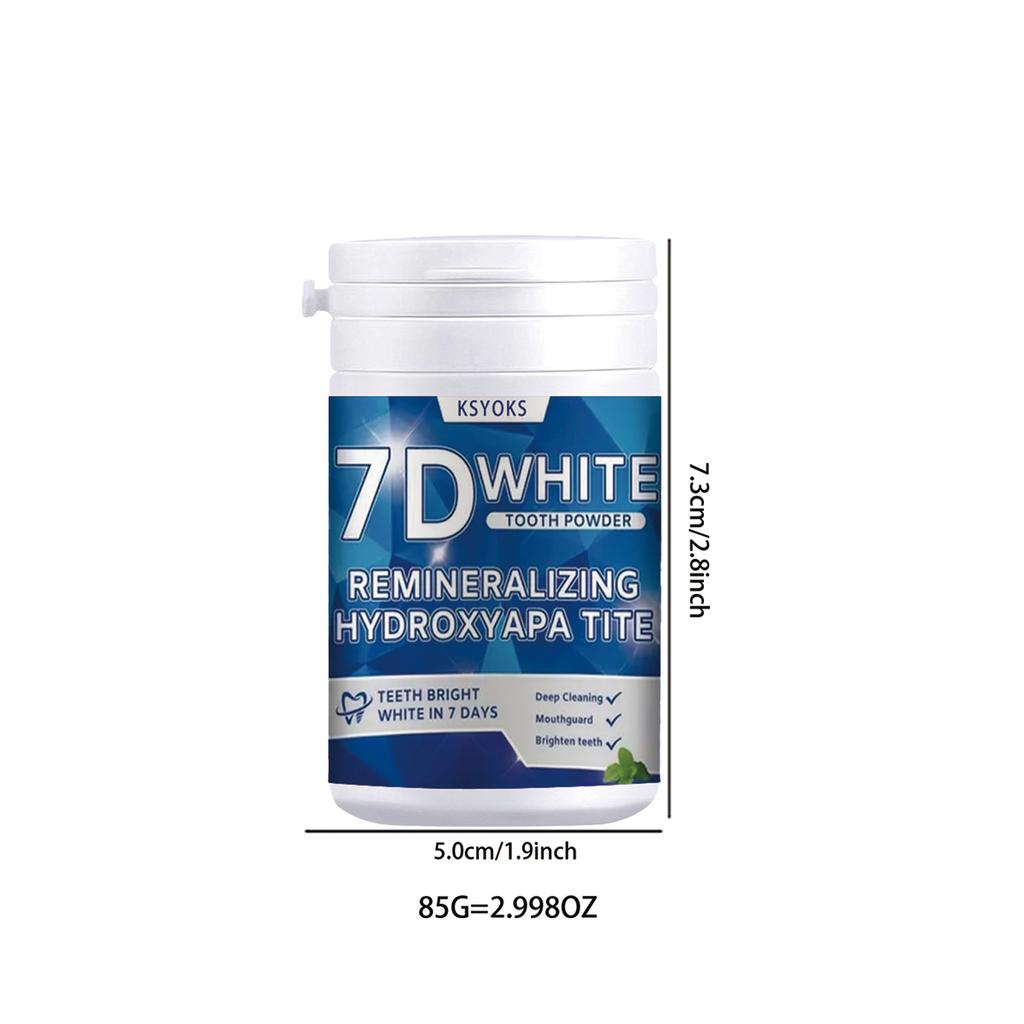 Teeth Turn White Within 7 Days, As If Illuminated, Becoming Transparent and Clean