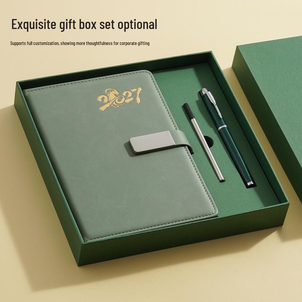 2027 Premium Time Management Notebook Set with Customized Logo