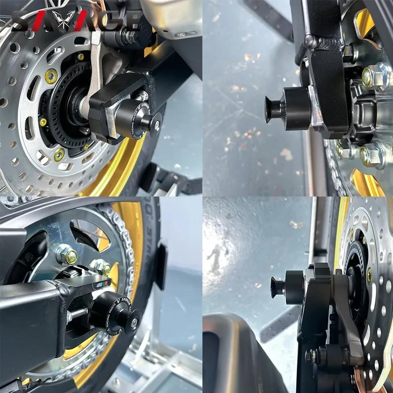 2025 CRF 1100L Front Rear Axle Wheel Crash Slider For Honda CRF1100L Twin 1100 Adventure Swingarm Spools Stand Sliders
