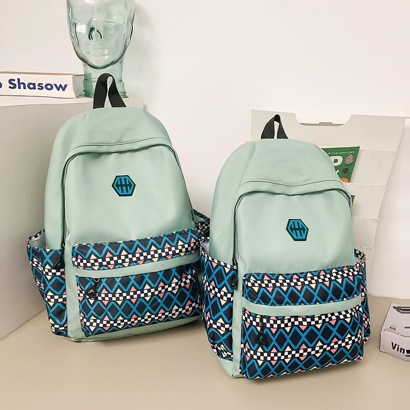 Men Waterproof Backpack Women Printed Travel Backpack Large Capacity Student School Bag