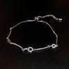 Korean Geometric Micro-Pavé Luxury Bracelet - Trendy  Hand Jewelry For Women Daily Party Accessories