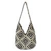 Premium woven bag women's large-capacity new versatile shoulder crossbody seaside beach bag