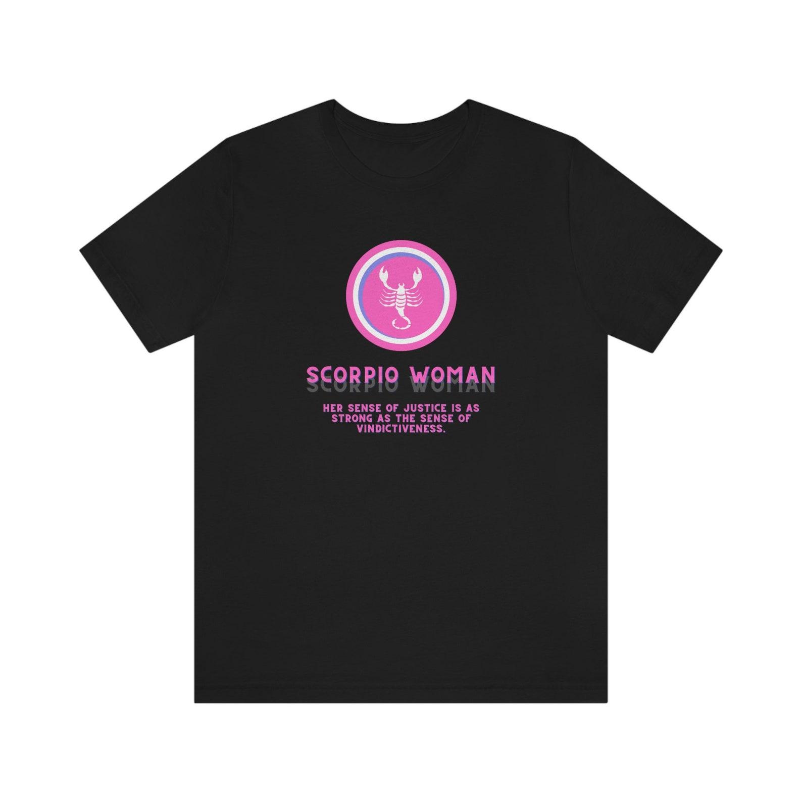 Scorpio, Scorpio Women, Jersey Short Sleeve Tee, scorpio gifts, scorpio women gift, shirt for birthday, scorpio birthday, gift for scorpio S