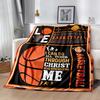 Basketball Faith Strength Blankets are suitable for living rooms, bedrooms, camping, and other places, making them an ideal choice for gifts.