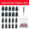 Car Tires Nails Spikes Car Flat Tubeless Tire Repair Kit Truck Scooter Rubber Motorcycle Anti-puncture Kit Screw Film Nail