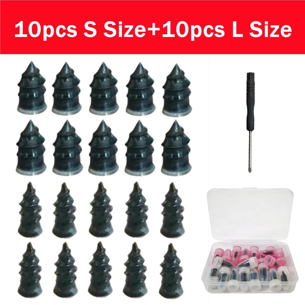 Car Tires Nails Spikes Car Flat Tubeless Tire Repair Kit Truck Scooter Rubber Motorcycle Anti-puncture Kit Screw Film Nail