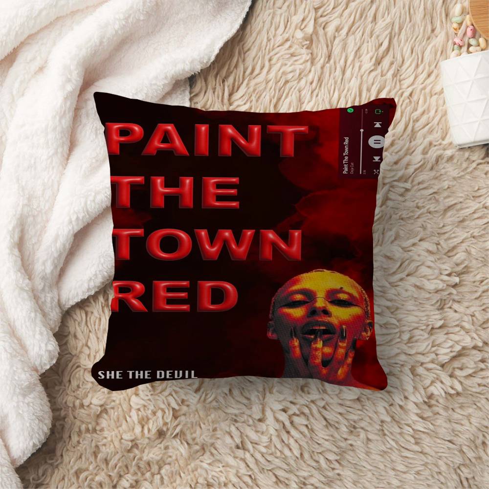Newly Pop Rapper D-Doja C-Cat Single Pillow Cushion Cover Pillowcase Living Room Sofa Home Decor