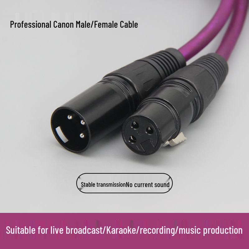 XLR Male/Female To RCA Male Cable: Mixer, Amplifier, Mic Extension