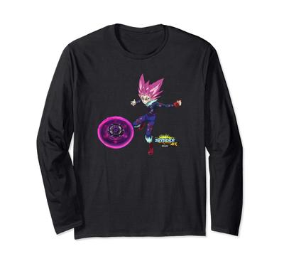 Beyblade Burst Sparking Lane Valhalla & Valiant Lucifer Long Sleeve T-Shirt