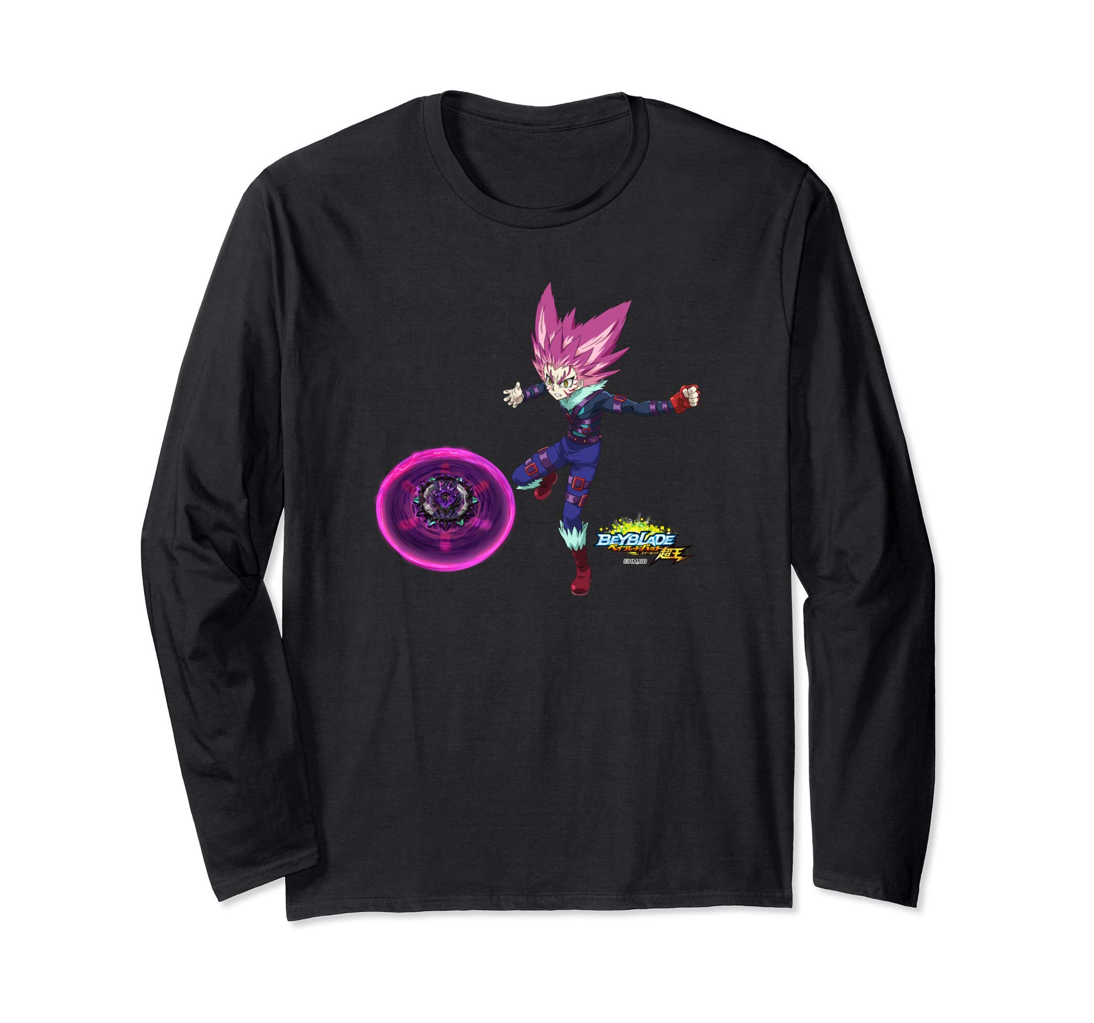 

Beyblade Burst Sparking Lane Valhalla & Valiant Lucifer Long Sleeve T-Shirt