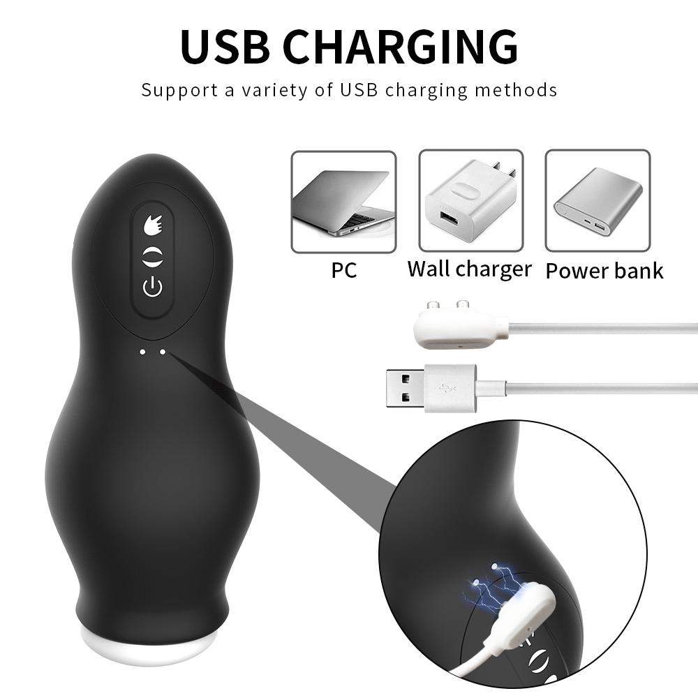 Automatic Masturbator Cup Waterproof Sucking Male Penis Pumps Blowjob Machine Pussy Glans Stimulator Vibration Adult Sex Toy