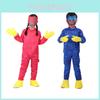Kids Huggy Wuggy Poppy Playtime Cosplay Costume Bodysuit Jumpsuit Mask Gloves For Unisex