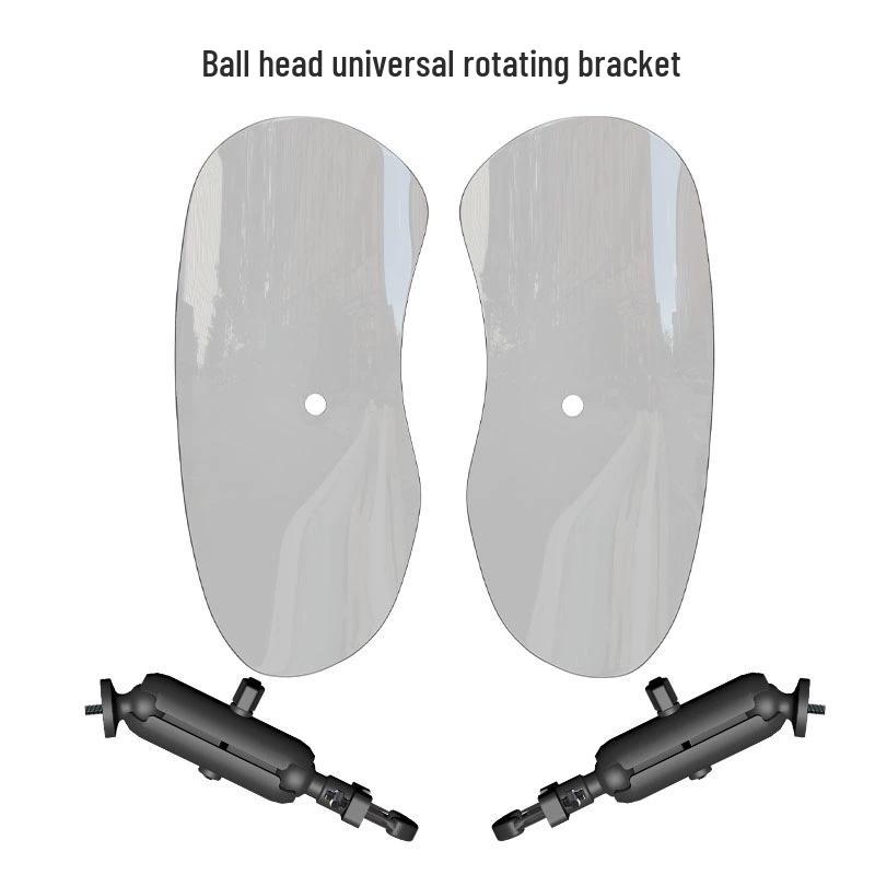 Motorcycle Suzuki DL250 Windshield & Knee Pad Deflector