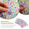 3D Gem Stickers Self Adhesive Jewel Crafts Sparkly Decorations Sticker For Kids Crystal Rhinest N1Q7