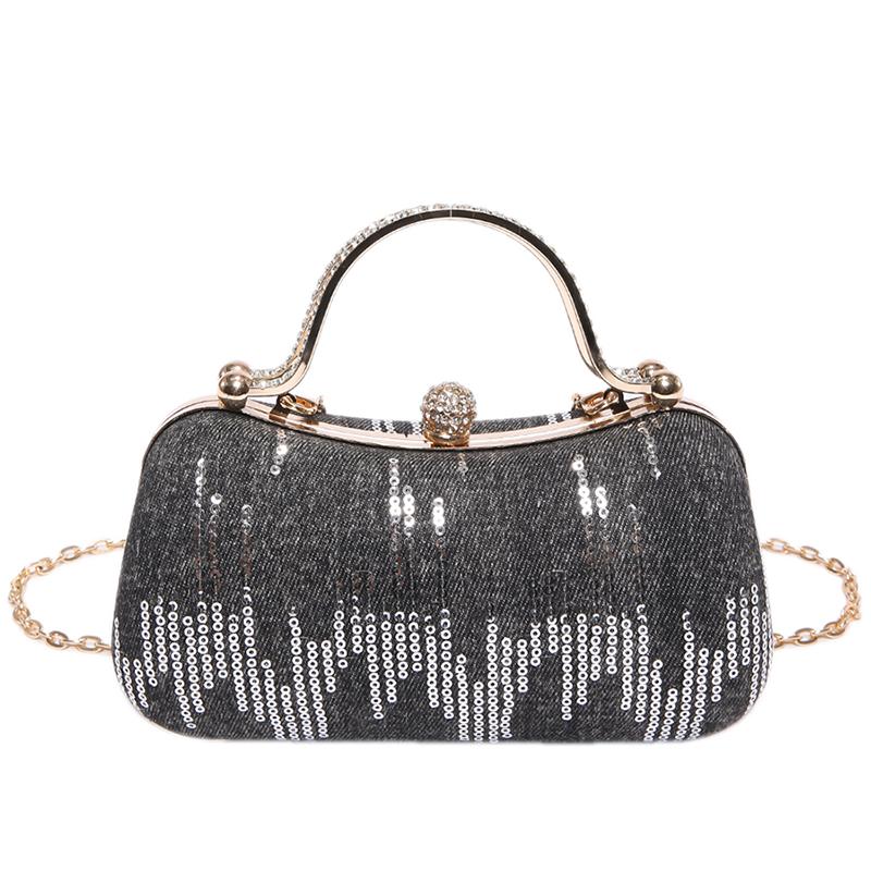 Женские джинсовые сумки с маленькой цепочкой, женская сумка-мессенджер через плечо, повседневные сумки через плечо для женщин, новая мода, ужин, высокое качество