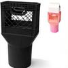 Square Cup Holder Expander for Car, Milk Crate Cup Holder, Anti-Slip Large Drink Stabilizer, Universal Vehicle Spill Proof Organizer for Truck SUV