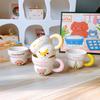 Cute Fat Handle Gourd Cup Banana Croissant Cartoon Ceramic Cup Coffee Cup Breakfast Cup Gift