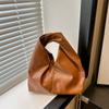 Tote bag fashionable pleated cloud bag 2 trendy personality simple portable lazy casual large capacity armpit bag