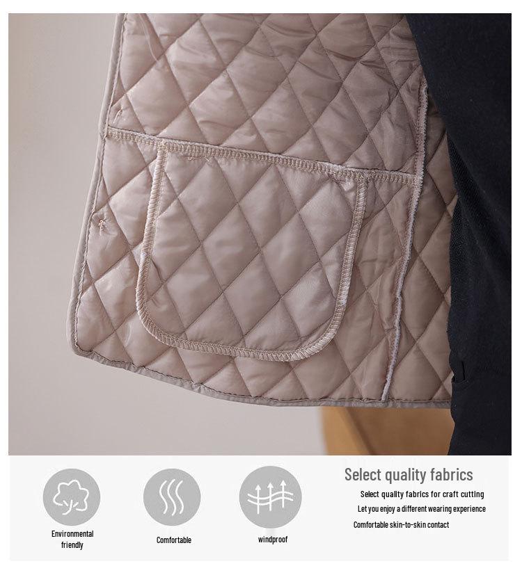 2026 Women's Lightweight Quilted Down Short Coat - Winter Casual Loose Fit Cotton Jacket