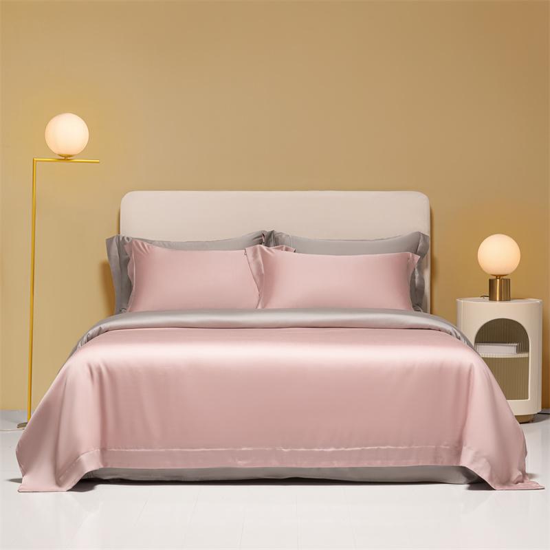 Silk Like Silky Cooling Duvet Cover Pillowcases 3Pcs Summer Lyocell Quality Bedding Set Single Double Queen Wrinkle Resistant