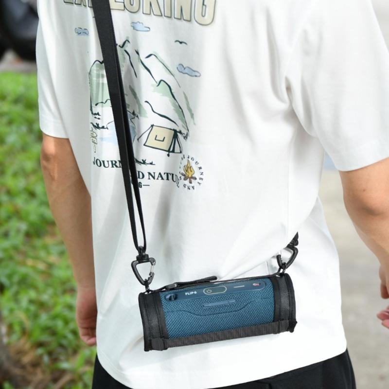 Portable Carrying Bag Shoulder Strap Case For Flip 7/6 Wireless Speaker Model Feature Scratch-Resistant Design