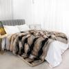 Bed Double King Size Throw Blanket New Winter Faux-fur Thickened Plush Blanket Flannel Imitation Fox Fur Warm Soft Blanket