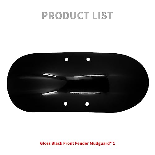 HCmotorku Motorcycle Front Fender Mudguard Mudguard Iron for Harley Sportster Forty Eight 48 XL1200X 1200x 2010-2022 Gloss Black