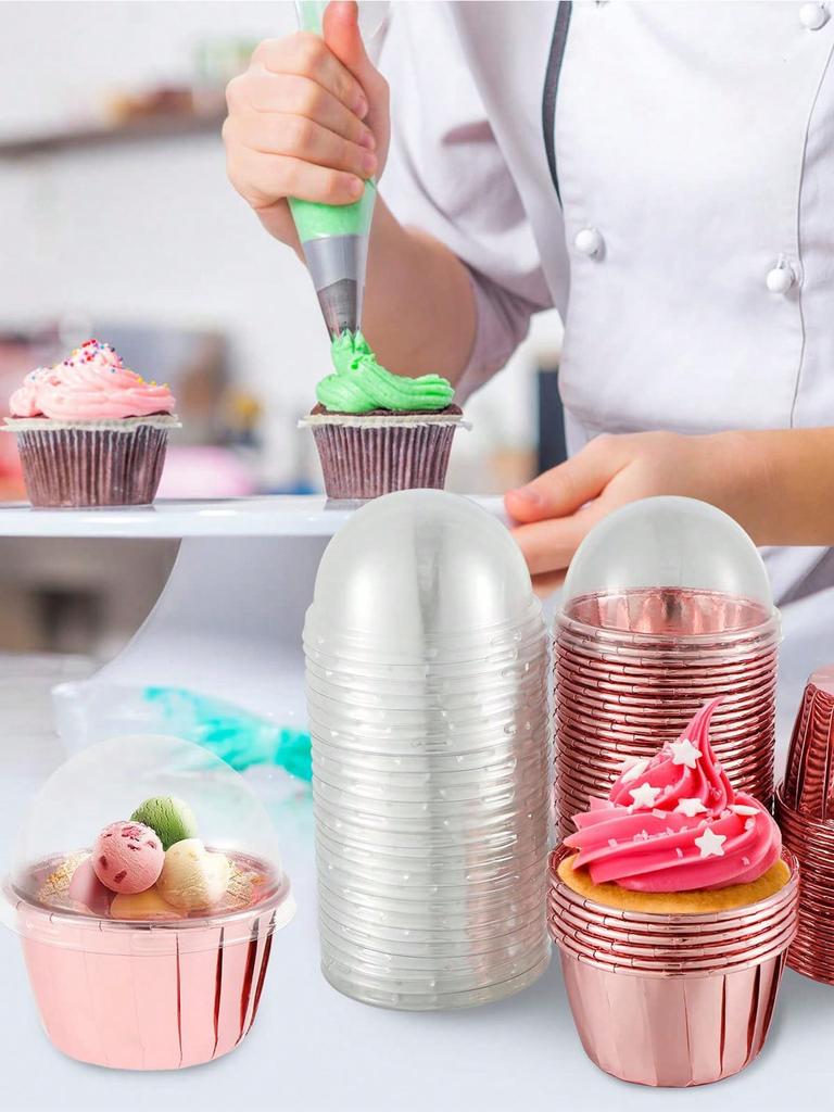 50PCS Pack Muffin Cupcake Liner Cake Wrappers DIY Baking Cup Tray Case Cake Paper Cups Pastry Tools Party Supplies