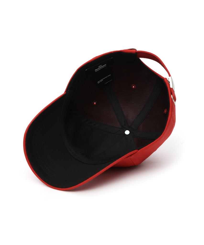 Eondeokeonteulol Cotton Logo Ball Cap Box Label / Hard Top B B / Red