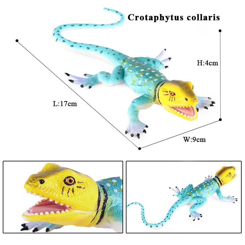 Oenux Simulation Reptile Lizard Chameleon Geckos Insect Animals Model Action Figure Collection Toys Kids Gift Home Decorations
