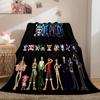 Starring the classic Japanese cartoon ONE PIECE Monkey D. Luffy blanket soft home furnishing nap decoration four seasons warm Sherpa blanket U10