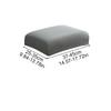 1Pc Footstool Removable Dressing Stool Cover Elastic Chair Cover Protector Polyurethane Elastic Fiber Stool Cover
