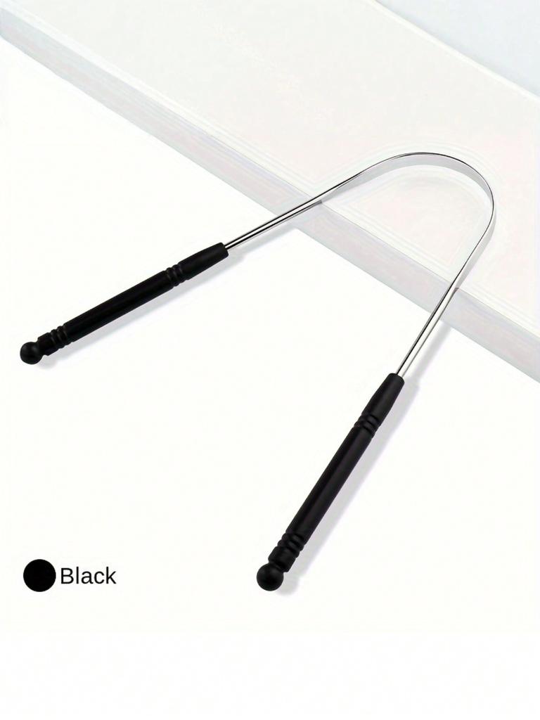Stainless Steel Tongue Scraper U-Shaped Portable Tongue Cleaner For Fresh Breath Oral Hygiene Care Tool Adult Use